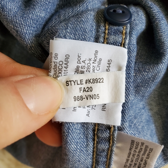 Madewell Denim Classic Ex-Boyfriend Shirt in Kylemore Wash Size XS - Picture 12 of 14